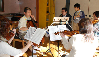 第12室)F2:モーツアルトオーボエ五重奏曲、ヴァイオリンの息子さんがお父さんにピッタリ
